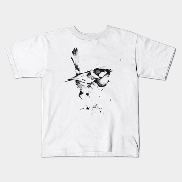 Bird Kids T-Shirt by hitext